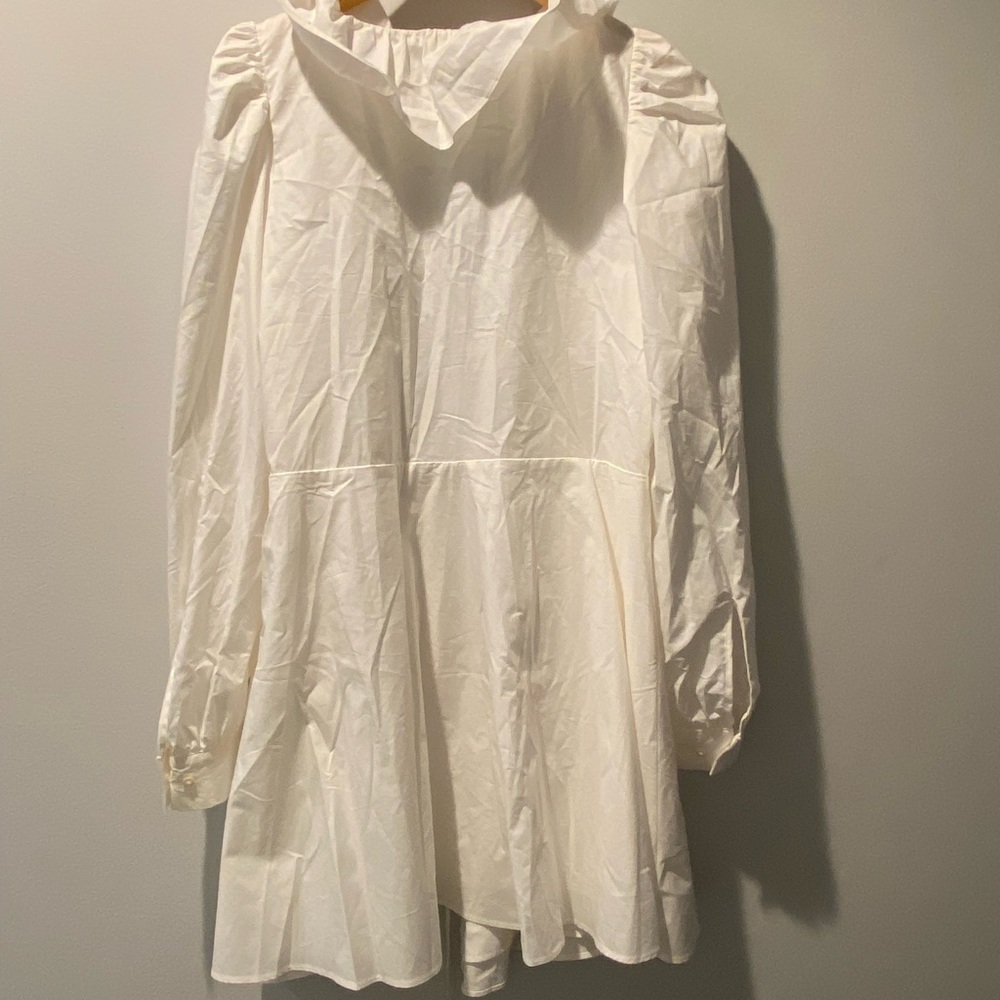 H&M Ruffle Cottage Core Style Tie Cardigan Size 6 - Picture 4 of 5